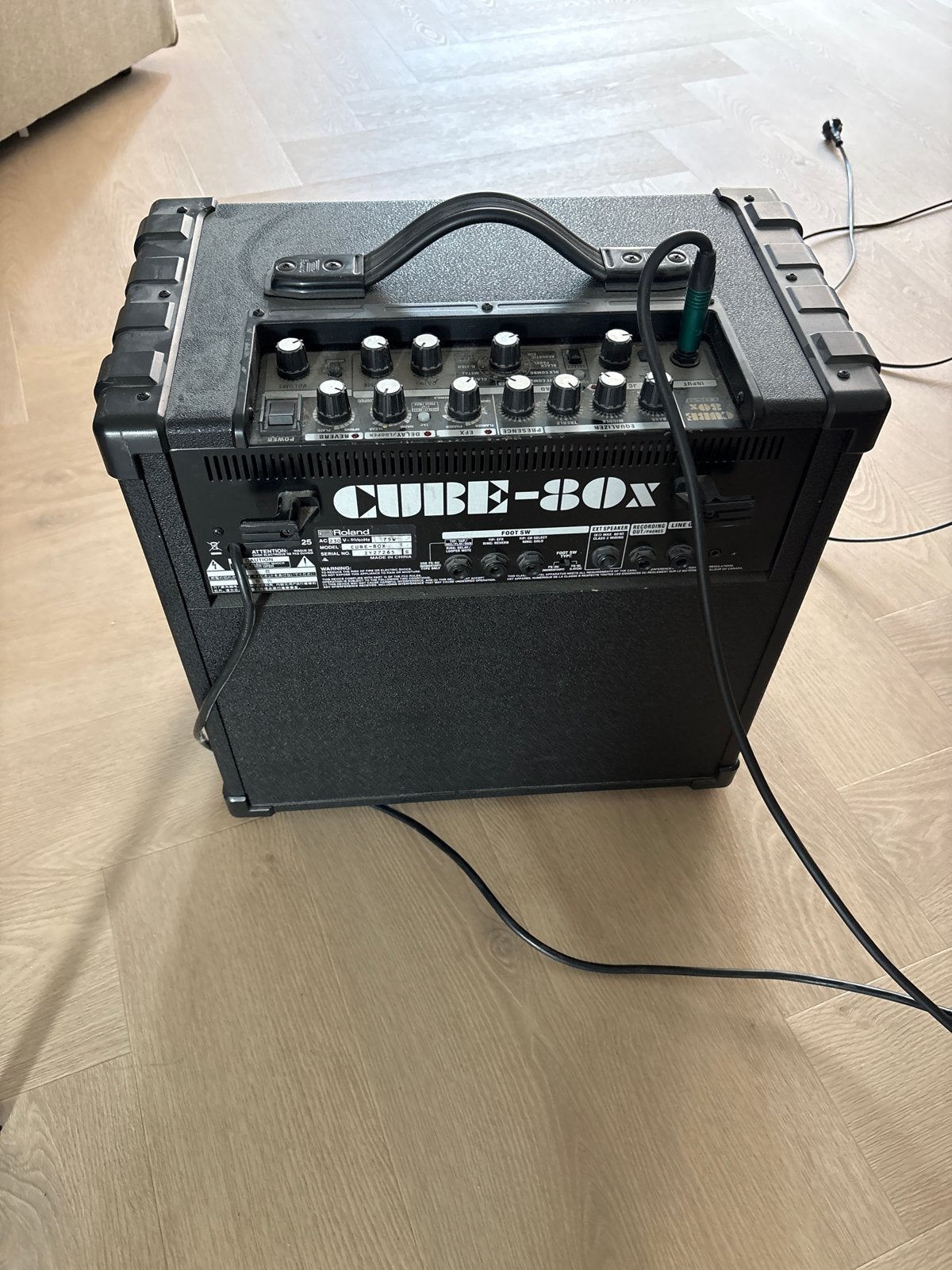 Roland Cube-80X Gitaarversterker - 80 Watt, Ophalen, Zo goed als nieuw, Gitaar, 100 watt of meer