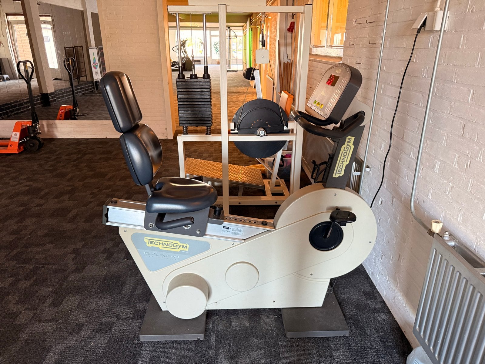 Technogym Recline XT Ligfiets Hometrainer, Sport en Fitness, Ophalen, Ligfiets, Technogym Benelux B.V. | Ligusterbaan 2, 2908 LW, Capelle A/D Ijssel, Nederland