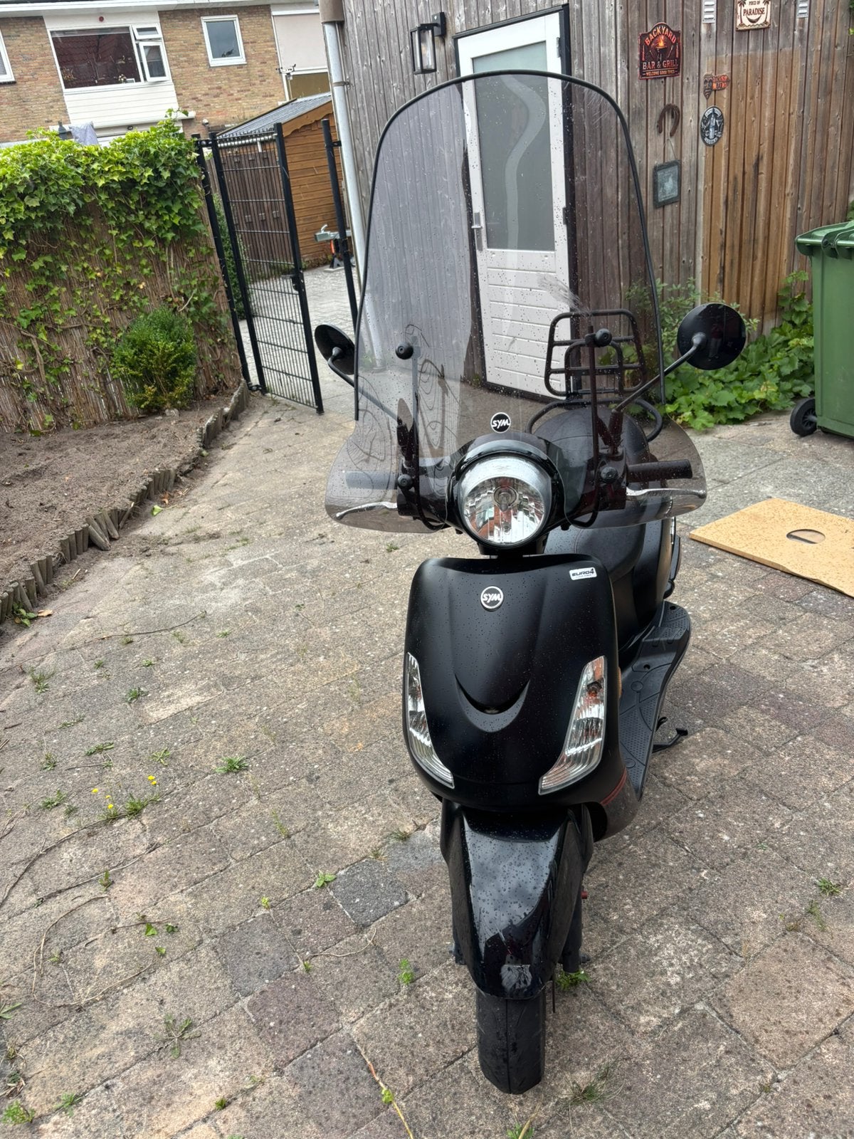 Sym fiddle 2 7500km mat zwart/rood nette staat!, Fietsen en Brommers, Scooters | SYM, Ophalen, Maximaal 45 km/u, Zo goed als nieuw