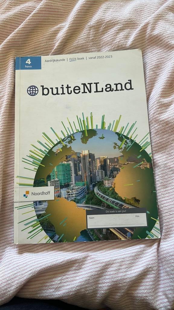 BuiteNLand Aardrijkskunde 4 HAVO 2022/2023, Ophalen, Zo goed als nieuw, Overige onderwerpen