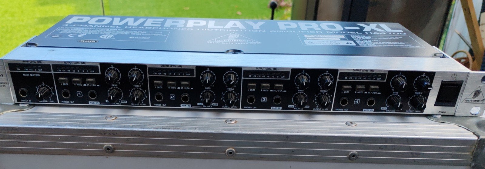 De Behringer Powerplay Pro-XL HA4700  Hoofdtelefoon AMP, Ophalen of Verzenden, Zo goed als nieuw, Distortion, Overdrive of Fuzz