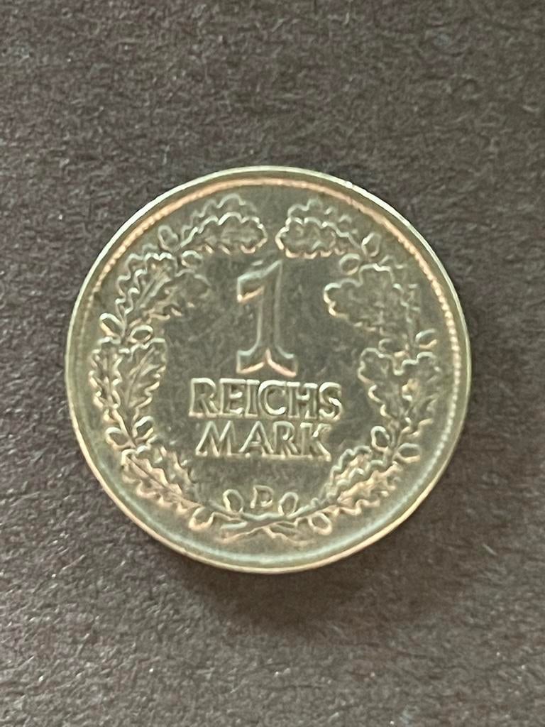 Zilveren 1 reichsmark 1925, Ophalen of Verzenden, Duitsland, 2 euro, Zilver