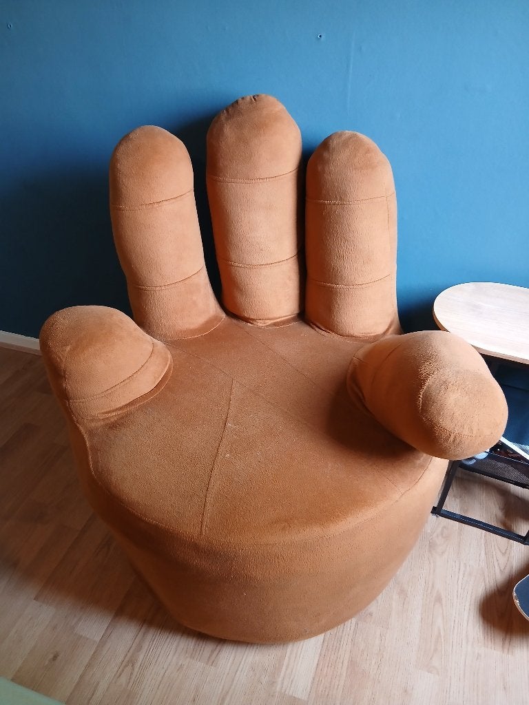 Hand stoelen, Ophalen, Gebruikt, Bruin, Twee