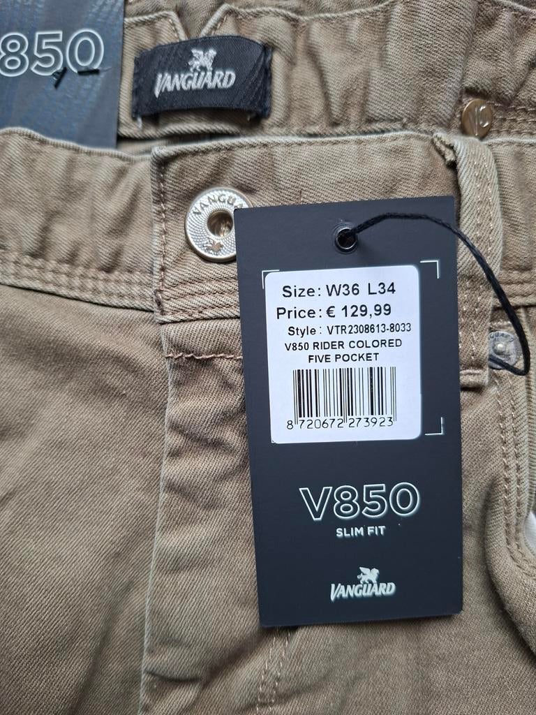 VANGUARD V850 slimfit jeans W36 L34, W36 - W38 (confectie 52/54), Overige kleuren, Nieuw, Ophalen of Verzenden