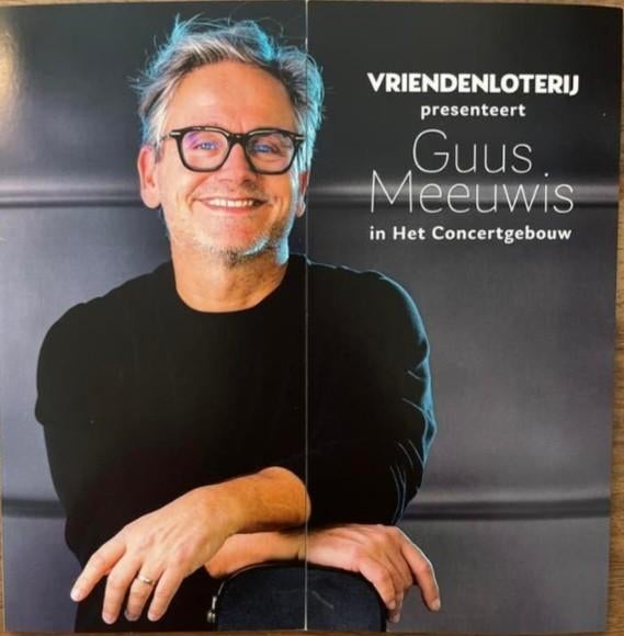 2 tickets voor Guus Meeuwis in het concertgebouw, Tickets en Kaartjes, Twee personen, Juni