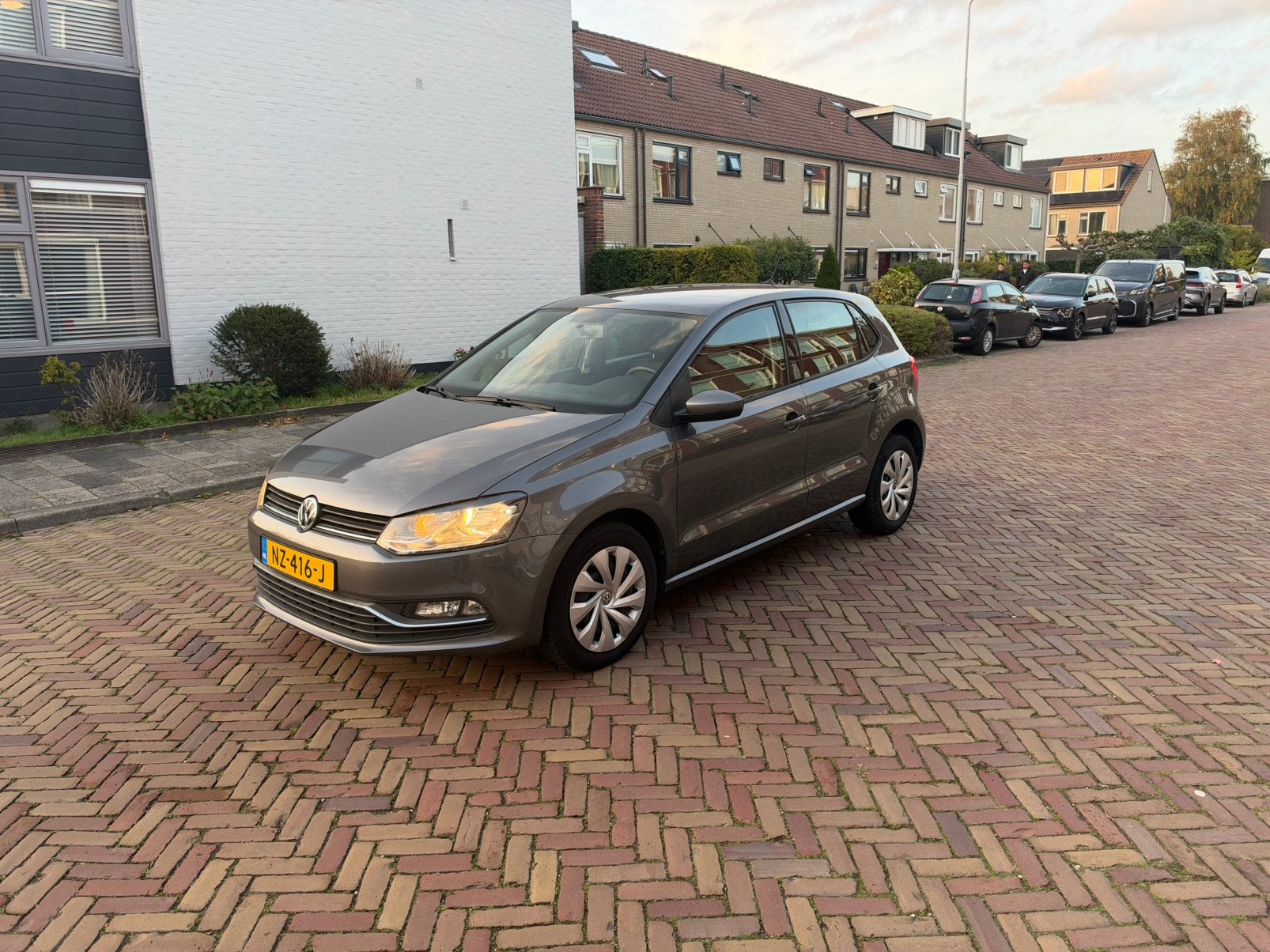 Volkswagen Polo 1.4 TDI 90PK 5D BMT 2017 Grijs, Voorwielaandrijving, 4 cilinders, 1051 kg, Origineel Nederlands