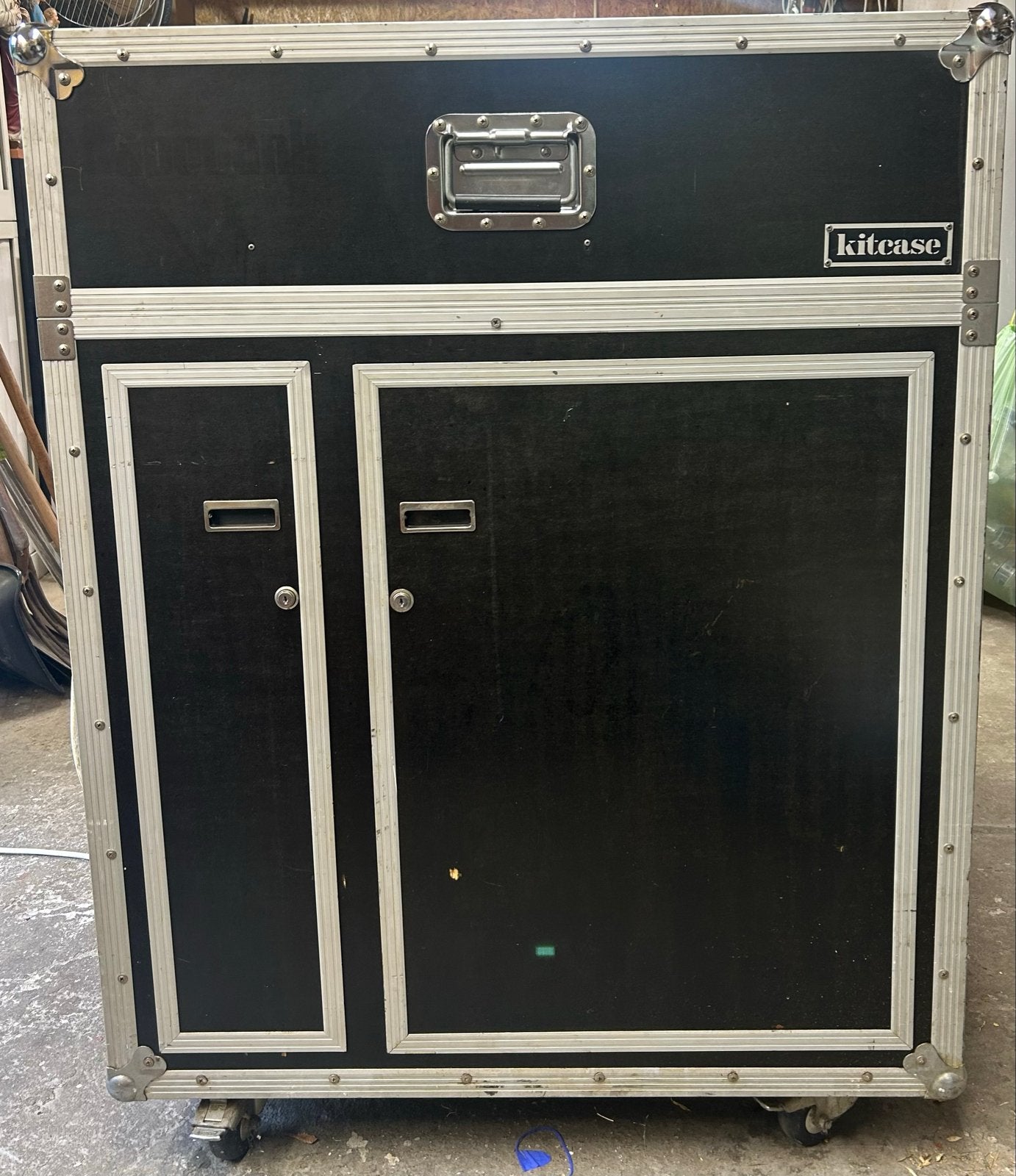 Kitcase Mobiele Keuken met Koelkast, Kookplaat en Spoelbak, Ophalen, Gebruikt