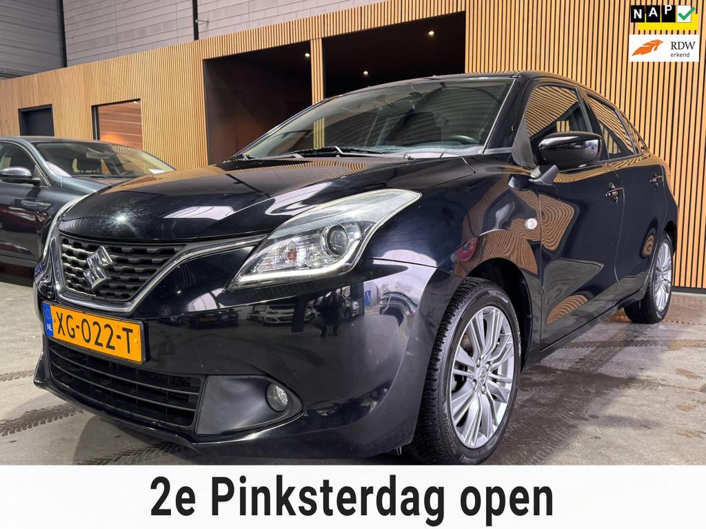 Suzuki Baleno 1.2 Exclusive Automaat Airco|Stoelverw.|Trekha, Auto's, Suzuki, Stof, Gebruikt, 4 cilinders, Zwart