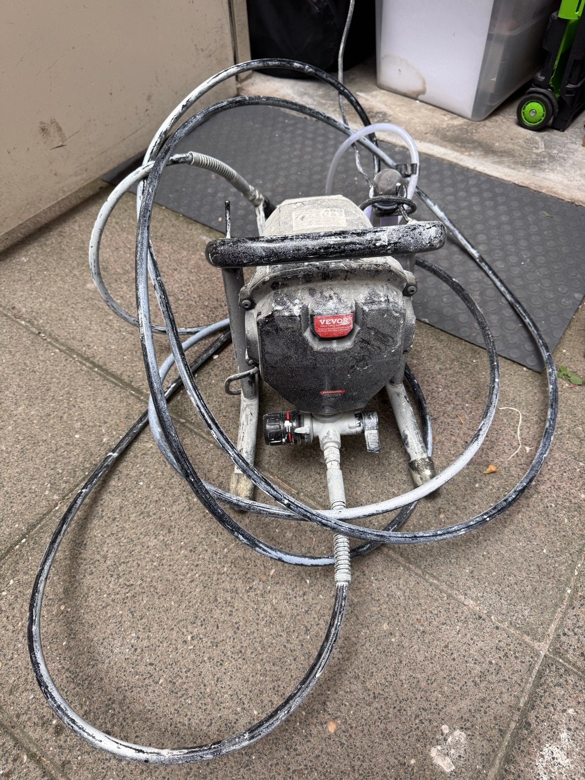 Vevor Airless Verfspuit, Doe-het-zelf en Verbouw, Schildersmaterialen, Ophalen, Gebruikt, Verfspuit of Verfpomp