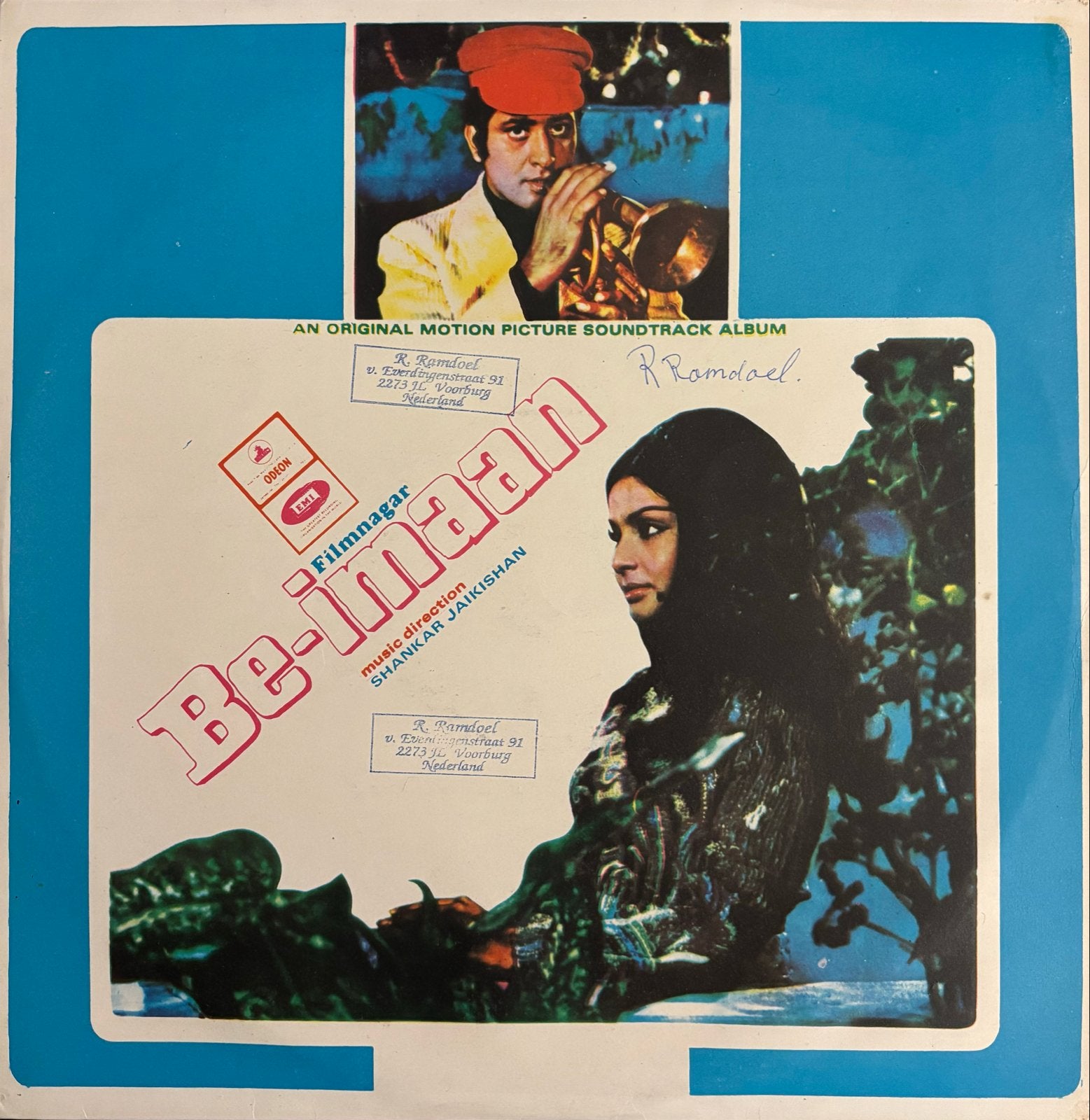 Be-imaan Soundtrack LP - Bollywood Klassieker, Verzenden, 1970 - 1979, Gebruikt, 12 inch