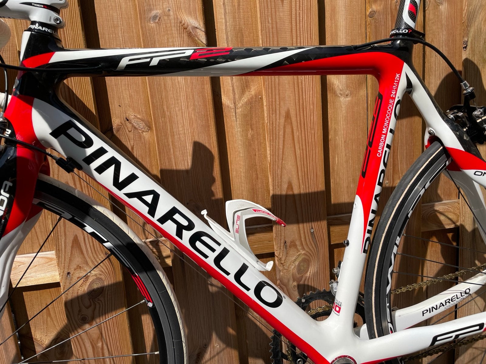 Pinarello FP2 racefiets - Carbon Monocoque, 28 inch, Carbon, Zo goed als nieuw, 15 tot 20 versnellingen