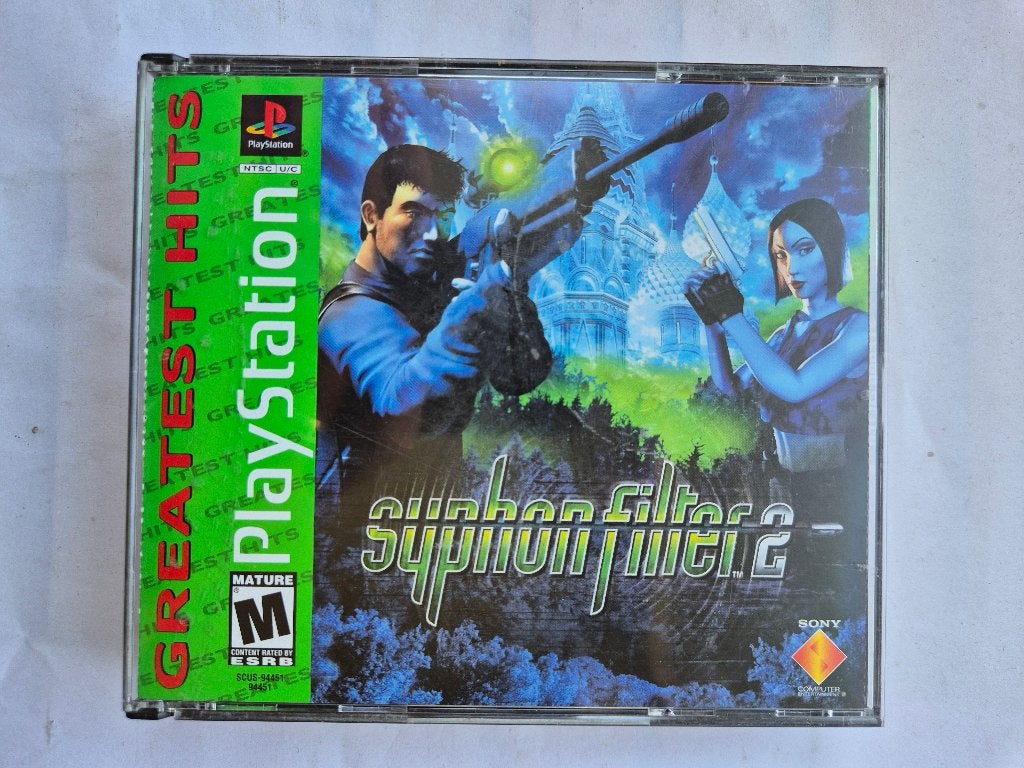 SYPHON FILTER 2 ntsc, Spelcomputers en Games, Gebruikt, 1 speler, Racen en Vliegen, Ophalen of Verzenden