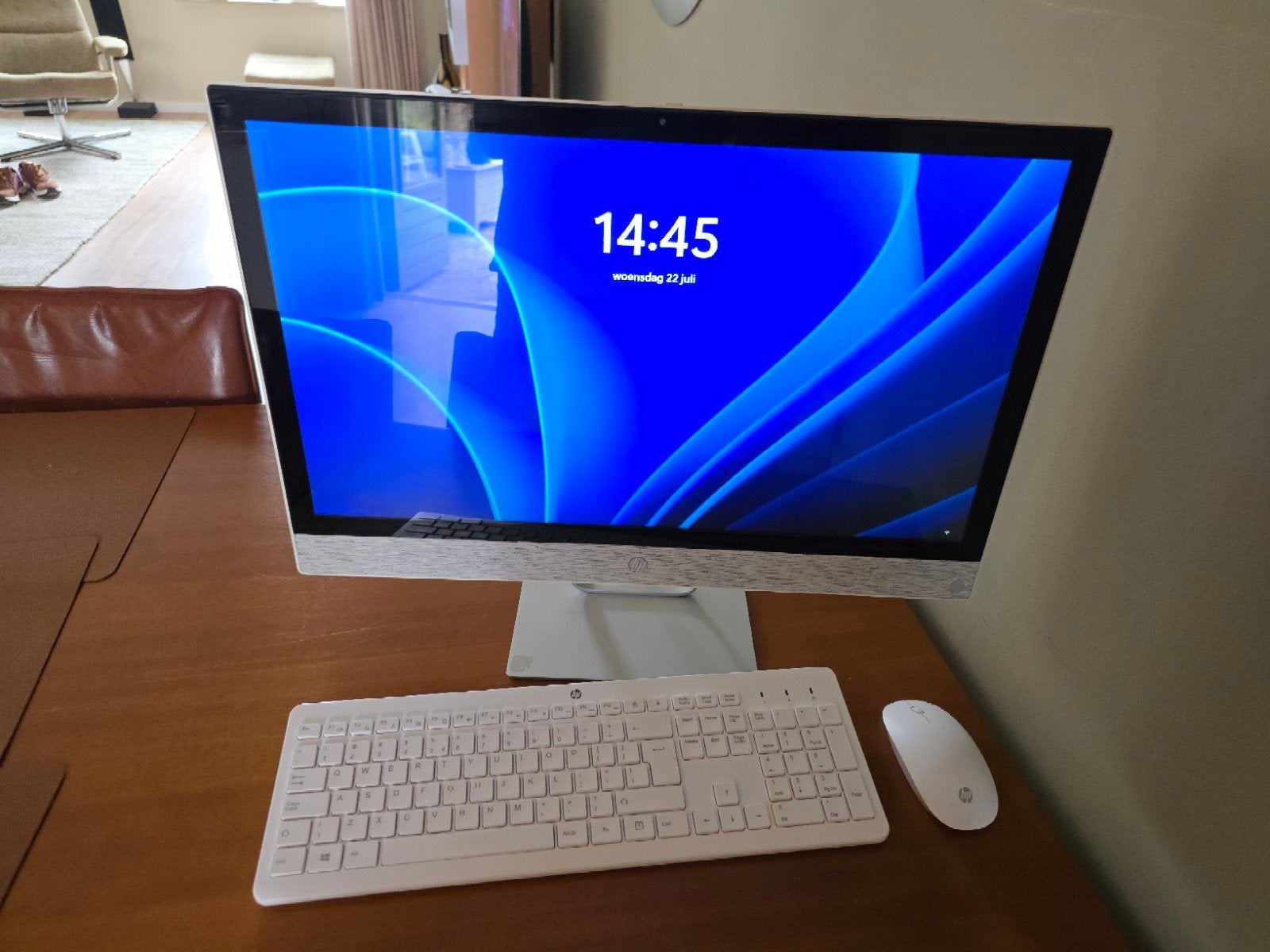 HP All-in-One Desktop PC met toetsenbord en muis, Computers en Software, Desktop Pc's, 2 tot 3 Ghz, 8 GB, Ophalen of Verzenden