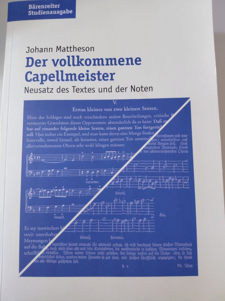 Mattheson - Der vollkommene Capellmeister, Boeken, Muziek, Johann Mattheson, Ophalen of Verzenden, Zo goed als nieuw, Algemeen