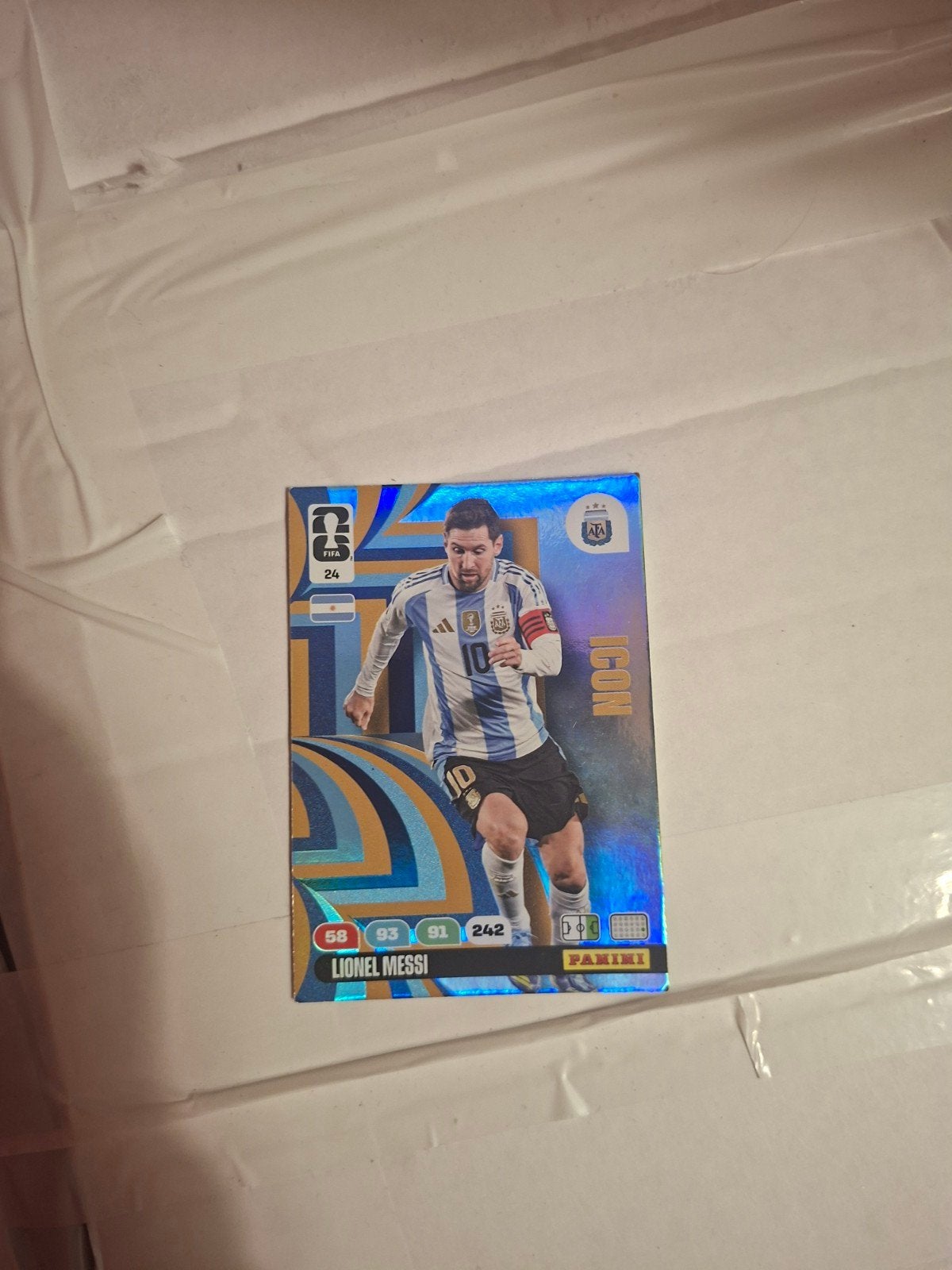 Lionel Messi FIFA 26 Panini Icon Spelerskaart, Verzamelen, Sportartikelen en Voetbal, Ophalen of Verzenden, Zo goed als nieuw