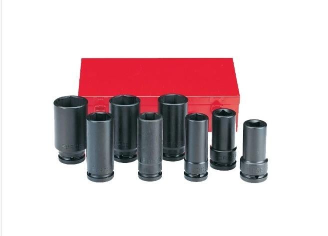 Krachtdoppen set lang 3/4\" 8-delig Force [6082D], Auto diversen, Autogereedschap, Ophalen of Verzenden, Nieuw