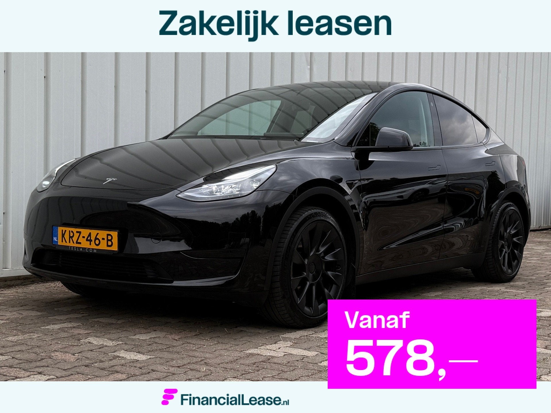 Tesla MODEL Y RWD 58 kWh Grok Trekhaak Autopilot 20 inch SoH, Automaat, Achterwielaandrijving, Gebruikt, Zwart