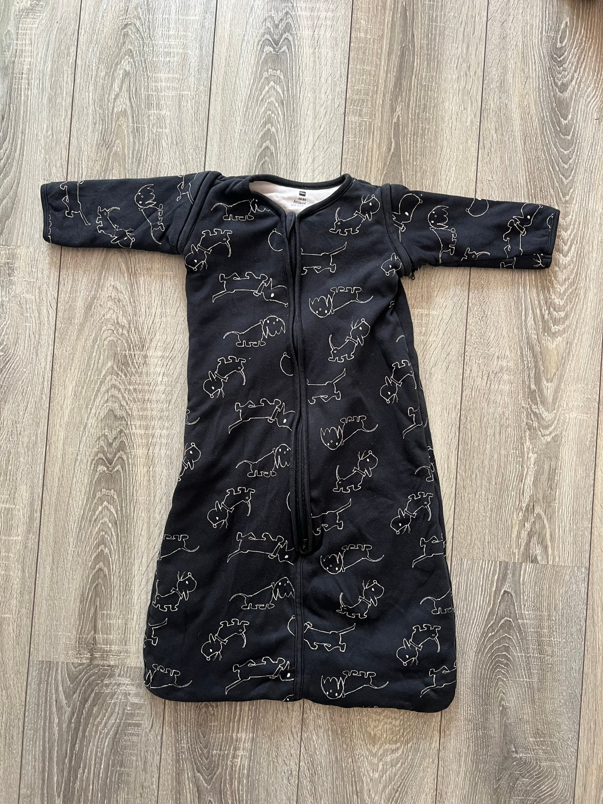 HEMA Takkie Slaapzak Winter Zwart Maat 68-80, Gebruikt, Ophalen of Verzenden, Hema, Gevoerd
