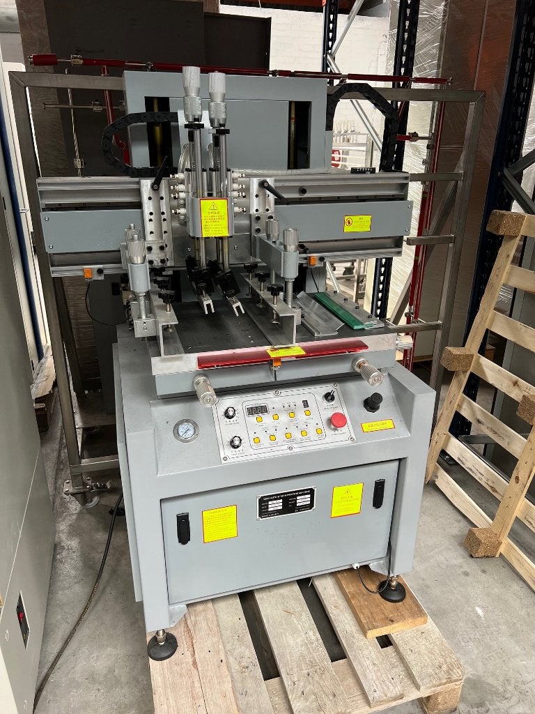 Semi-automatische vlakzeefdrukmachine P4A-3050 – 30x50 cm, Ophalen, Zo goed als nieuw