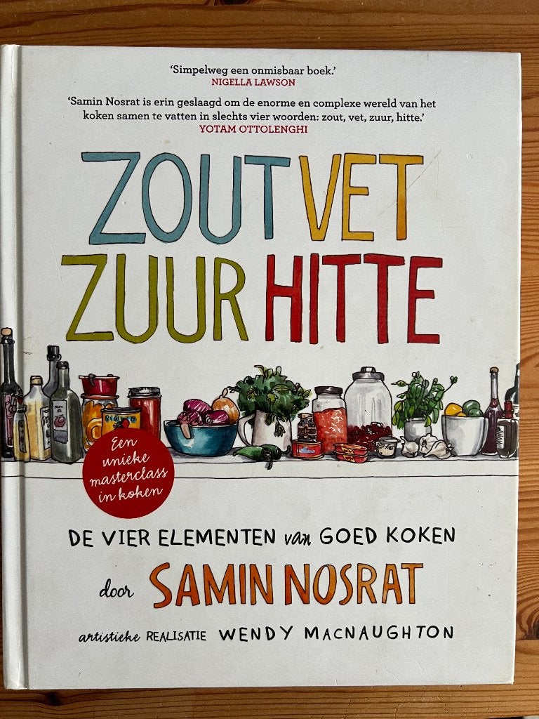 Zout Vet Zuur Hitte - Samin Nosrat, Ophalen of Verzenden, Zo goed als nieuw, Overige gebieden, Hoofdgerechten
