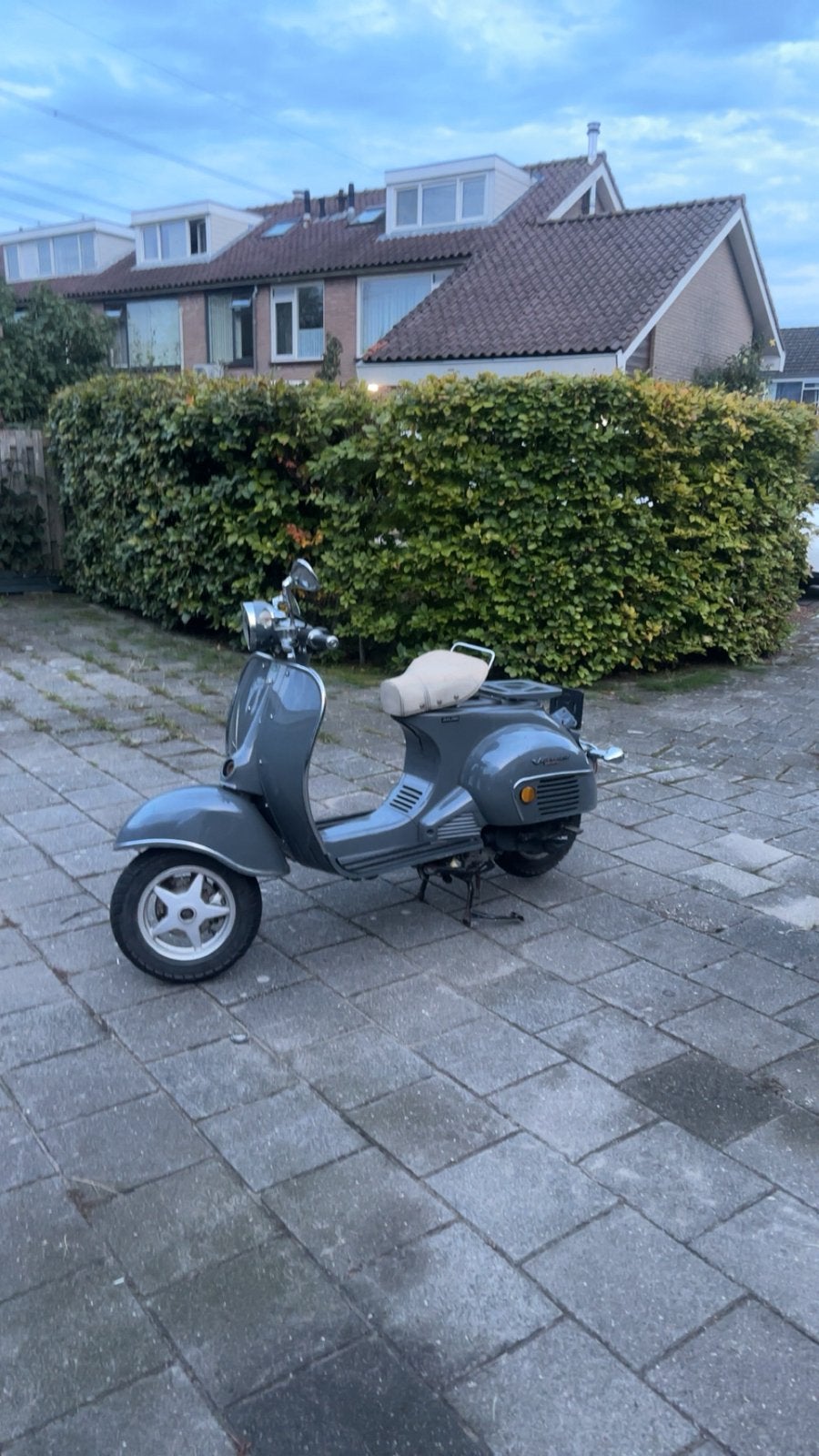 Vespa retro, dubbeldisc (Jialing veneri), Gebruikt, Benzine, Ophalen, Overige merken