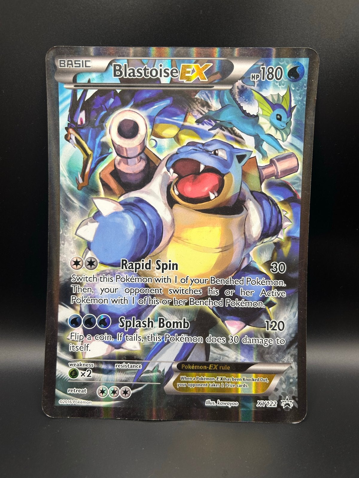 Jumbo Pokémon kaarten collectie - Blastoise, Arcanine, Greni, Ophalen of Verzenden, Gebruikt, Meerdere kaarten, Foil
