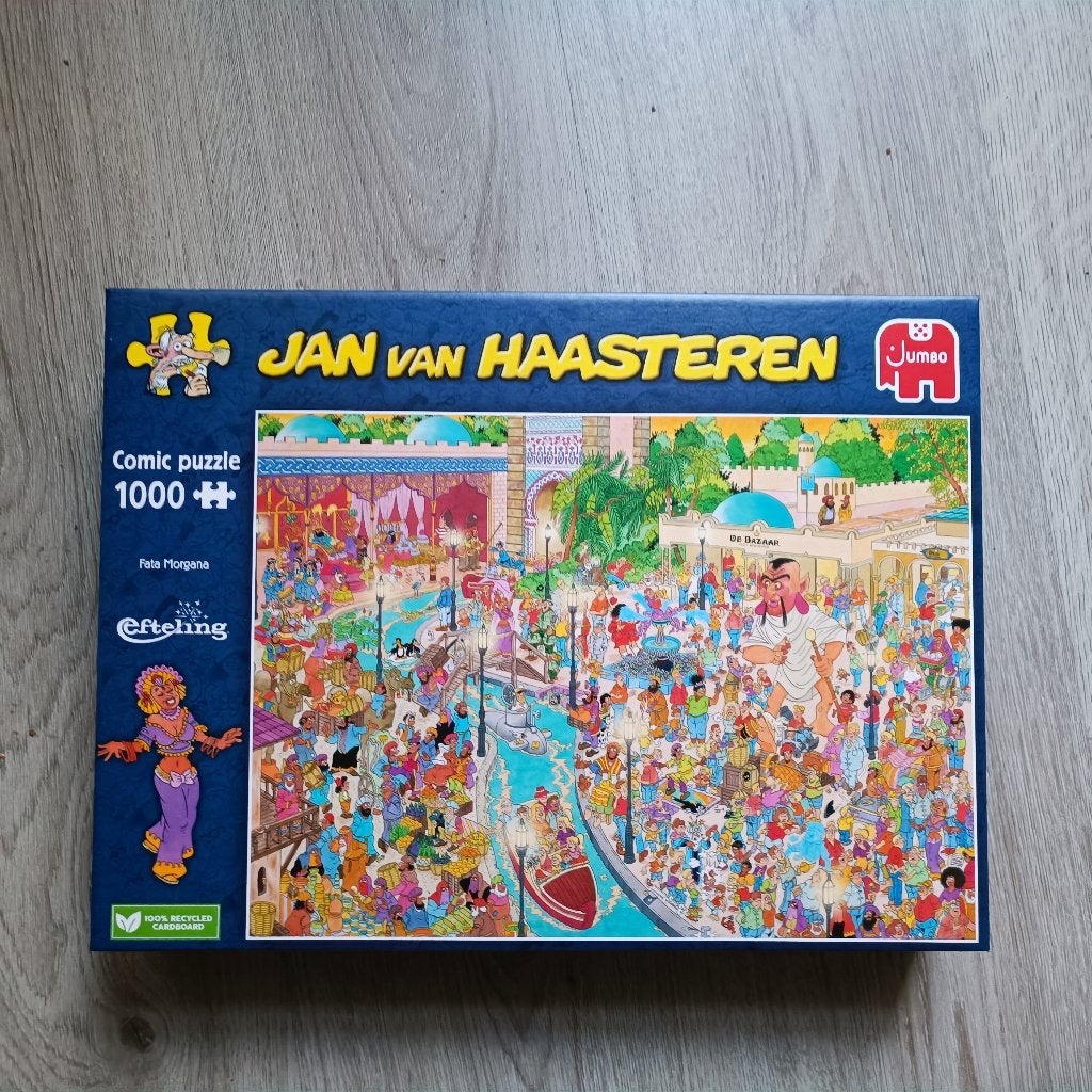 jumbo Jan van Haasteren Efteling fata morgana puzzel nieuw, Ophalen of Verzenden, 500 t/m 1500 stukjes, Nieuw, Legpuzzel