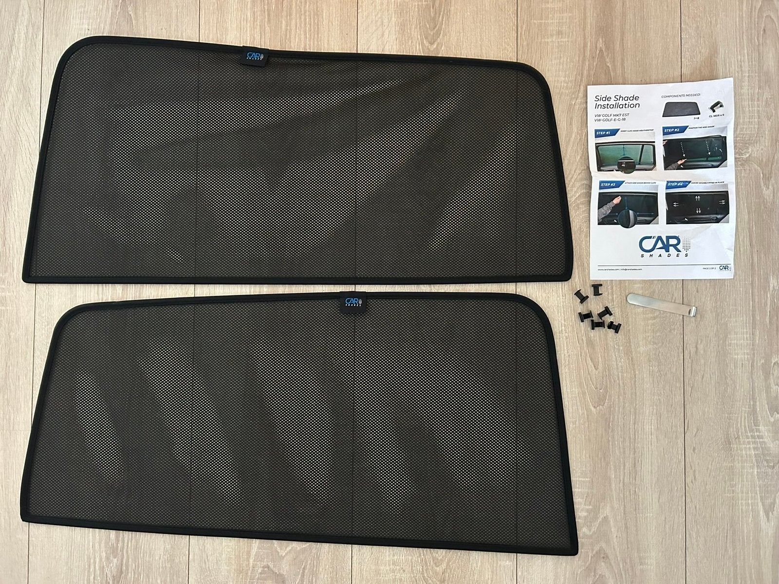 Car Shades - zonneschermen VW Golf 7, Ophalen, Volkswagen