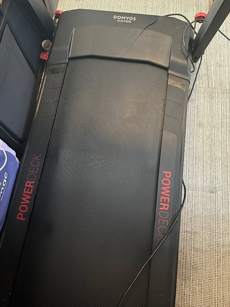Domyos Compacte Connected Loopband RUN100E (14 km/u), Ophalen, Zo goed als nieuw, Loopband