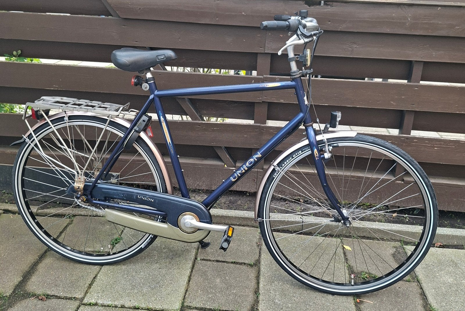 union heren sportfiets 4 x versnellingen & slot nieuwstaat, Versnellingen, Zo goed als nieuw, 57 tot 61 cm, Ophalen