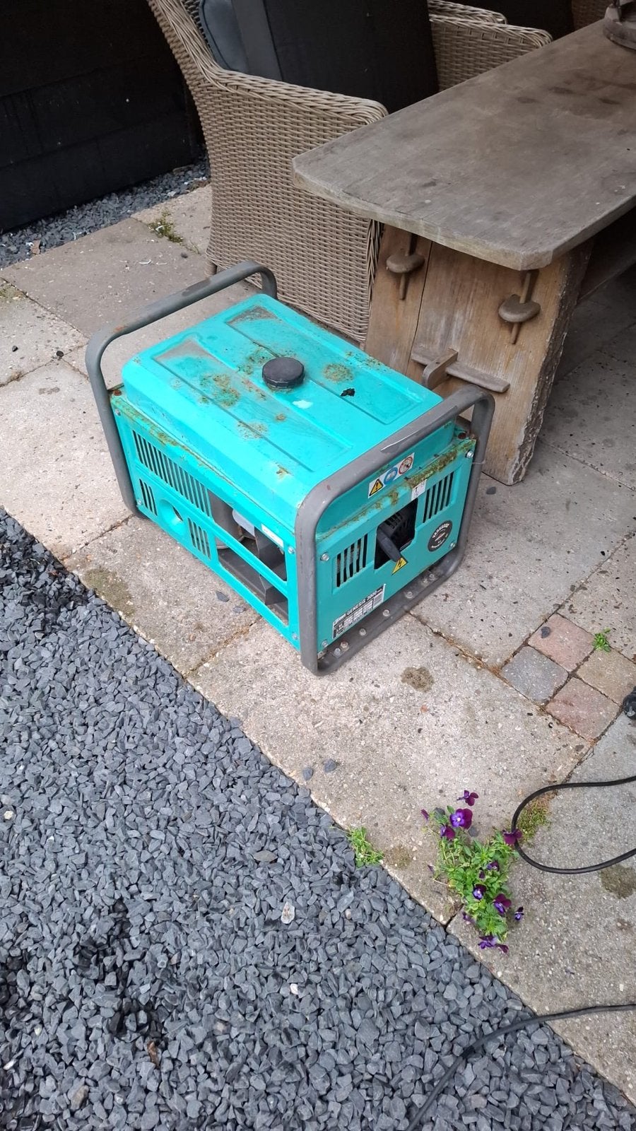 Briggs & Stratton Aggregaat 2x 230V, 1x 12V, Ophalen of Verzenden, Gebruikt, Minder dan 5 kVA, Benzine