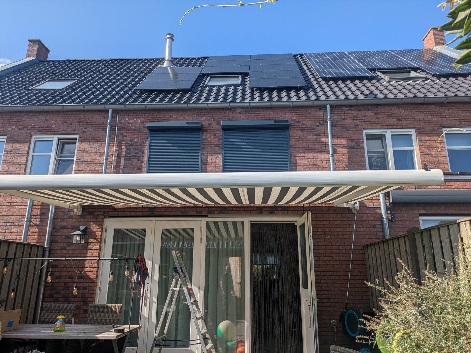 Zonnescherm 5x3m Rainbow Collection - Goede staat, Tuin en Terras, Zonneschermen, Gebruikt, 450 cm of meer, Ophalen of Verzenden