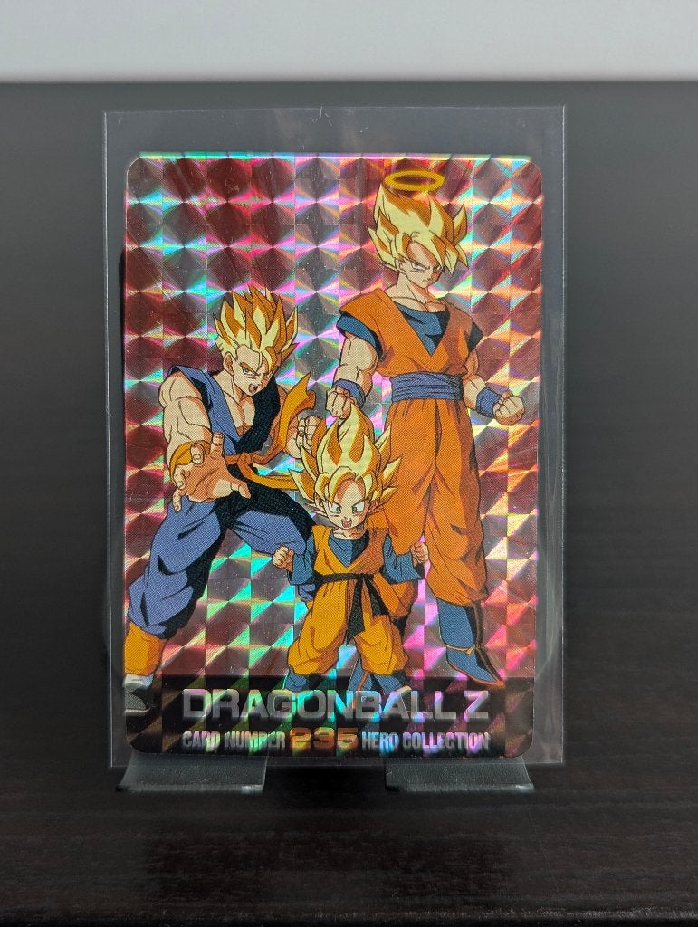 Dragonball Z - 235 - Hero Collection - Foil Kaart 2001, Ophalen of Verzenden, Zo goed als nieuw, Losse kaart, Foil
