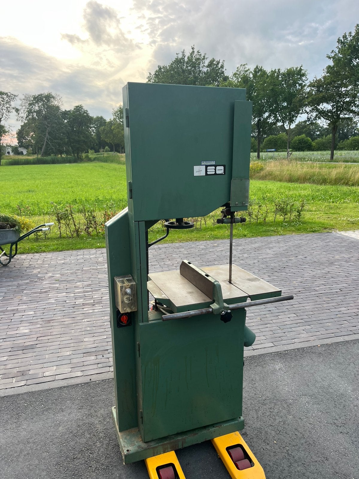 Nette Meber lintzaag, Ophalen, 70 mm of meer, Zo goed als nieuw, Lintzaag