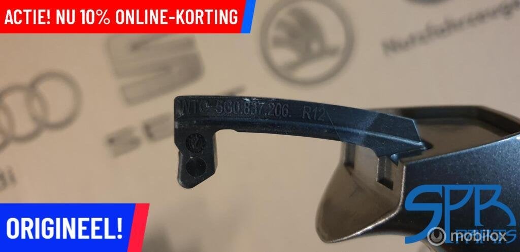 GOLF 7 LA7N GREEP + KAP Portiergreep RECHTSVOOR RECHTSACHTER, Auto-onderdelen, Volkswagen, Nieuw, Ophalen of Verzenden, Volkswagen