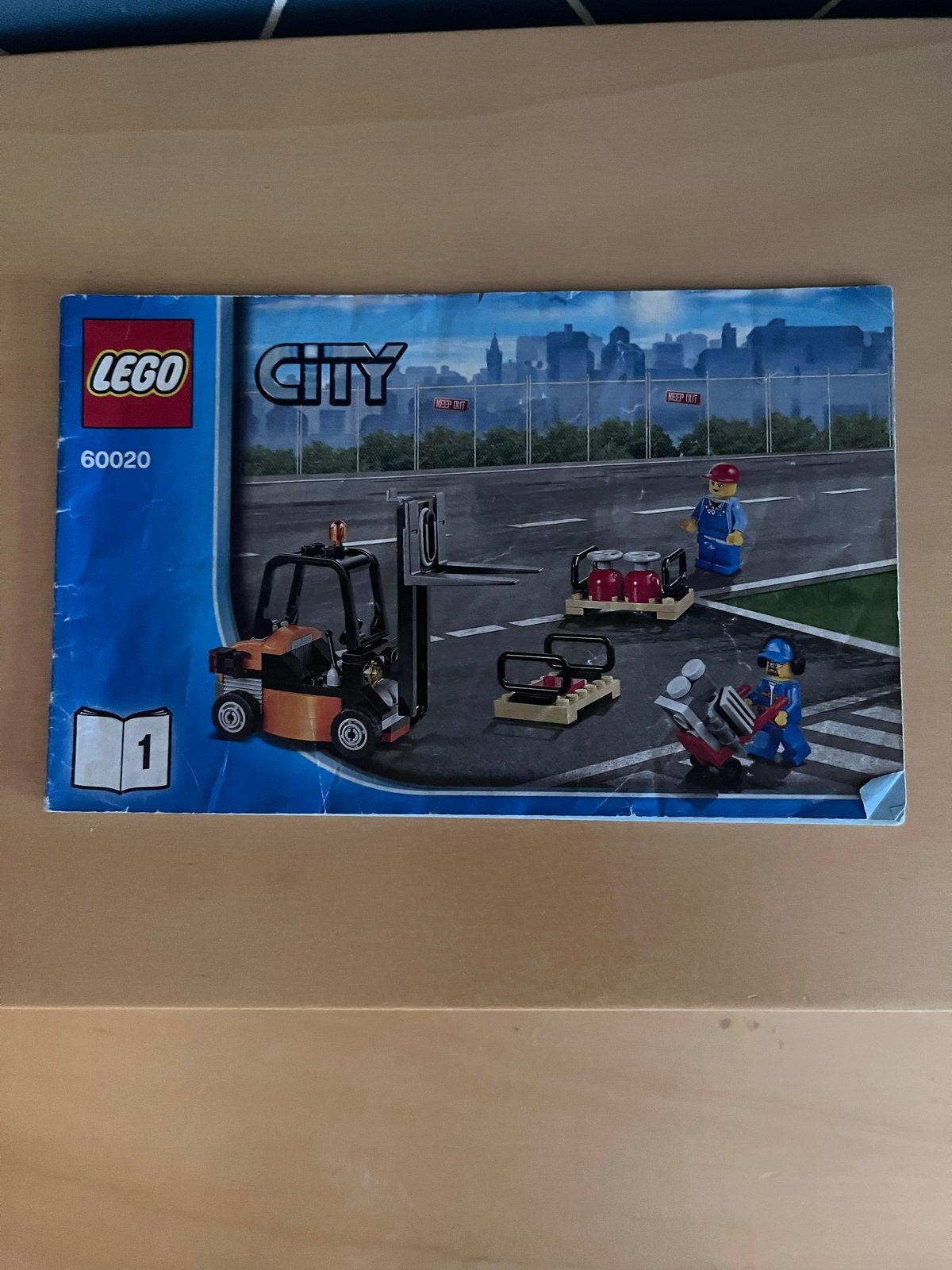 Lego City 60020 - Cargo Truck met missende onderdelen, Lego, Ophalen of Verzenden, Complete set, Inclusief instructies