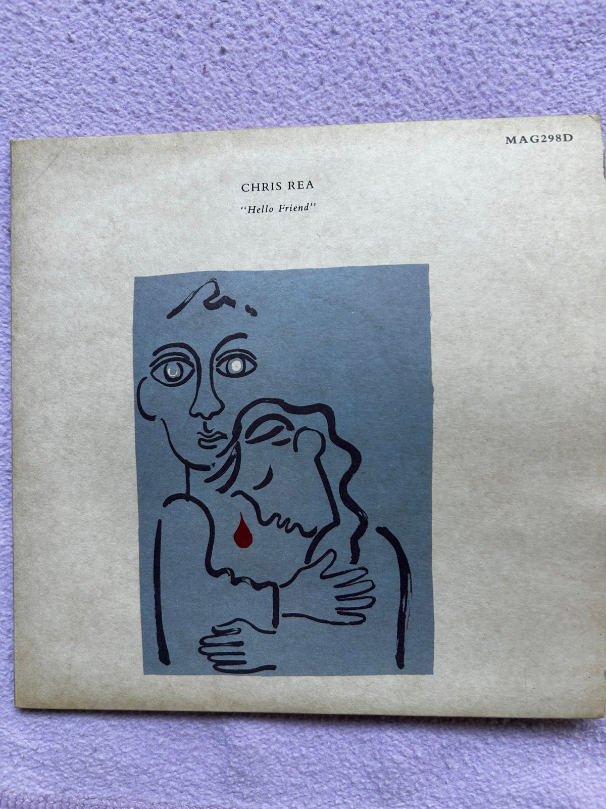 Chris Rea - "Hello Friend!" Vinyl Single (2x 7 inch), Gebruikt, 7 inch, Ophalen of Verzenden, Pop