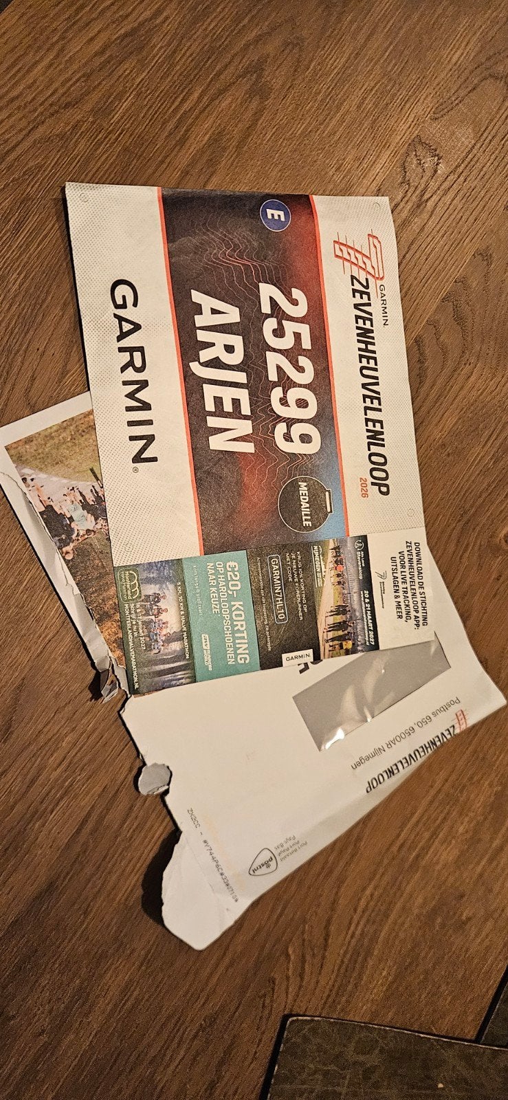 Startbewijs Zevenheuvelenloop 15 km + medaille, Eén persoon