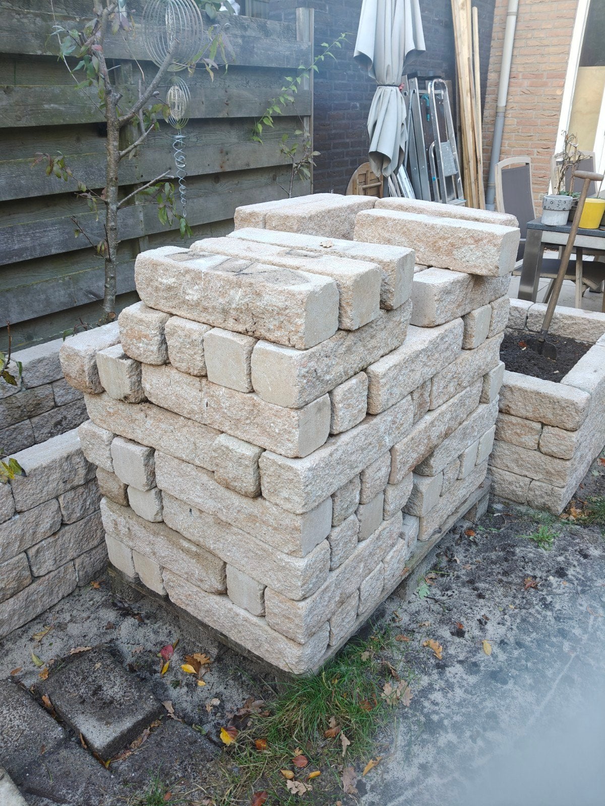 Diephaus iBrixx stapelblokken zandsteen - ca. 80 stuks, Ophalen of Verzenden, Zo goed als nieuw, Beton, Overige typen
