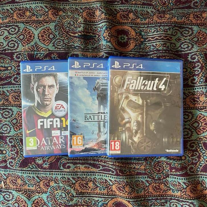 PS4 Games: FIFA 14, Star Wars Battlefront, Fallout 4, Spelcomputers en Games, Games | Sony PlayStation 4, 1 speler, Ophalen of Verzenden