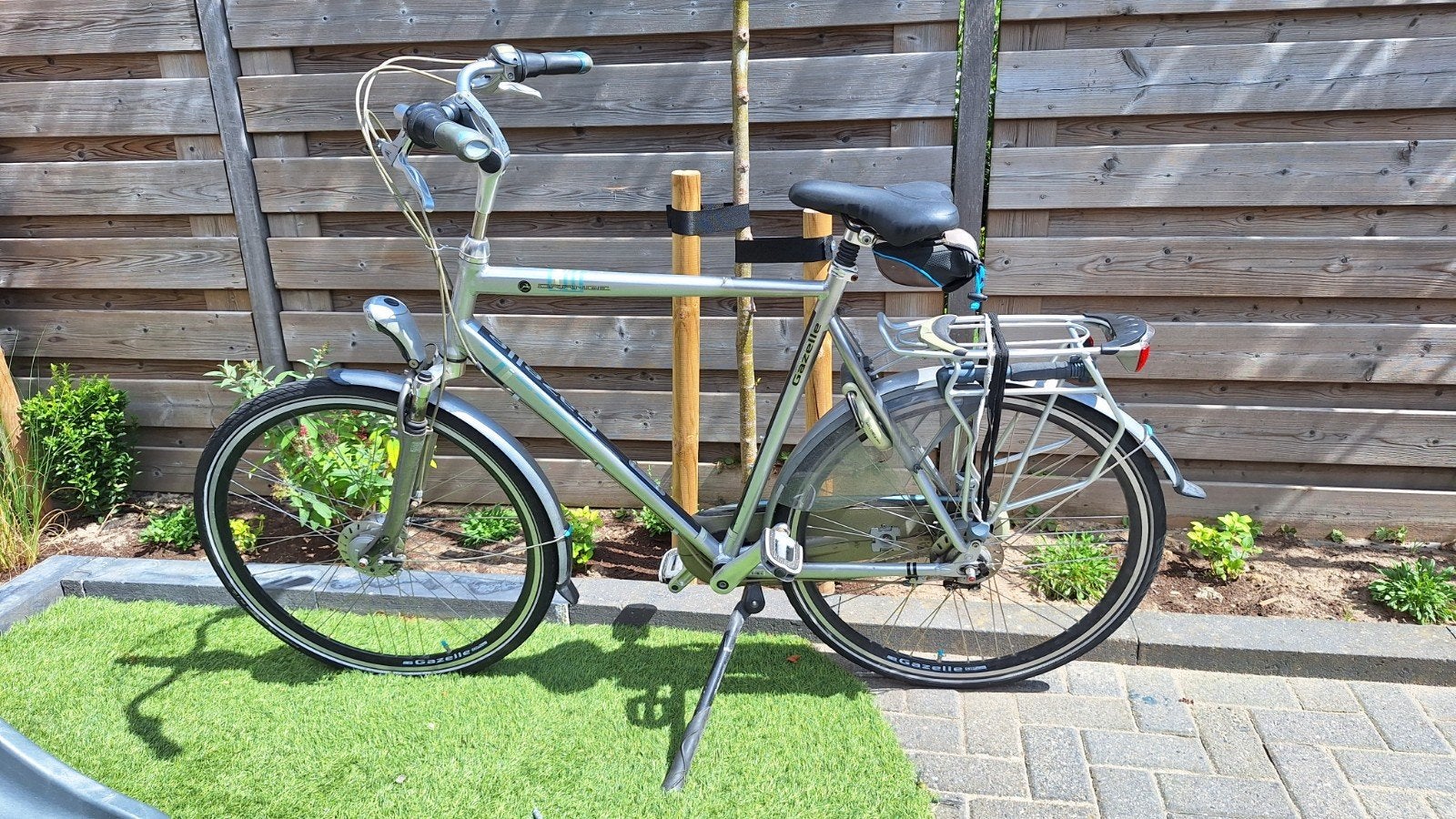 Gazelle Orange Herenfiets limited edition incl. kettingslot, Ophalen, Gebruikt