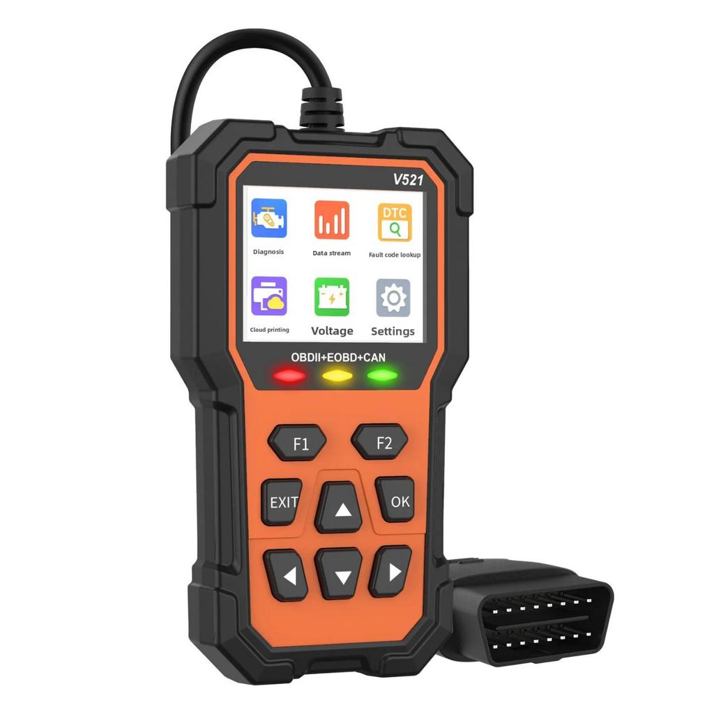 OBD2 Scanner V521 Auto Uitlezen NL Foutcodes Wissen, Auto diversen, Autogereedschap, Nieuw, Ophalen of Verzenden