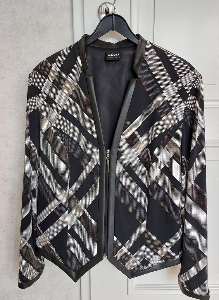 * Select! by Hermann Lange Blazer jasje mt.44, Kleding | Dames, Jasjes, Kostuums en Pakken, Zwart, Maat 42/44 (L), Select!, Ophalen of Verzenden