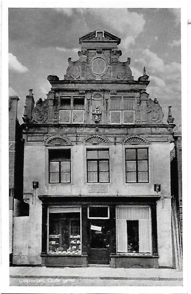 Coevorden Oude Gevel Oude Ongelopen Ansichtkaart (A2222, Verzamelen, Ansichtkaarten | Nederland, Ophalen of Verzenden, 1960 tot 1980