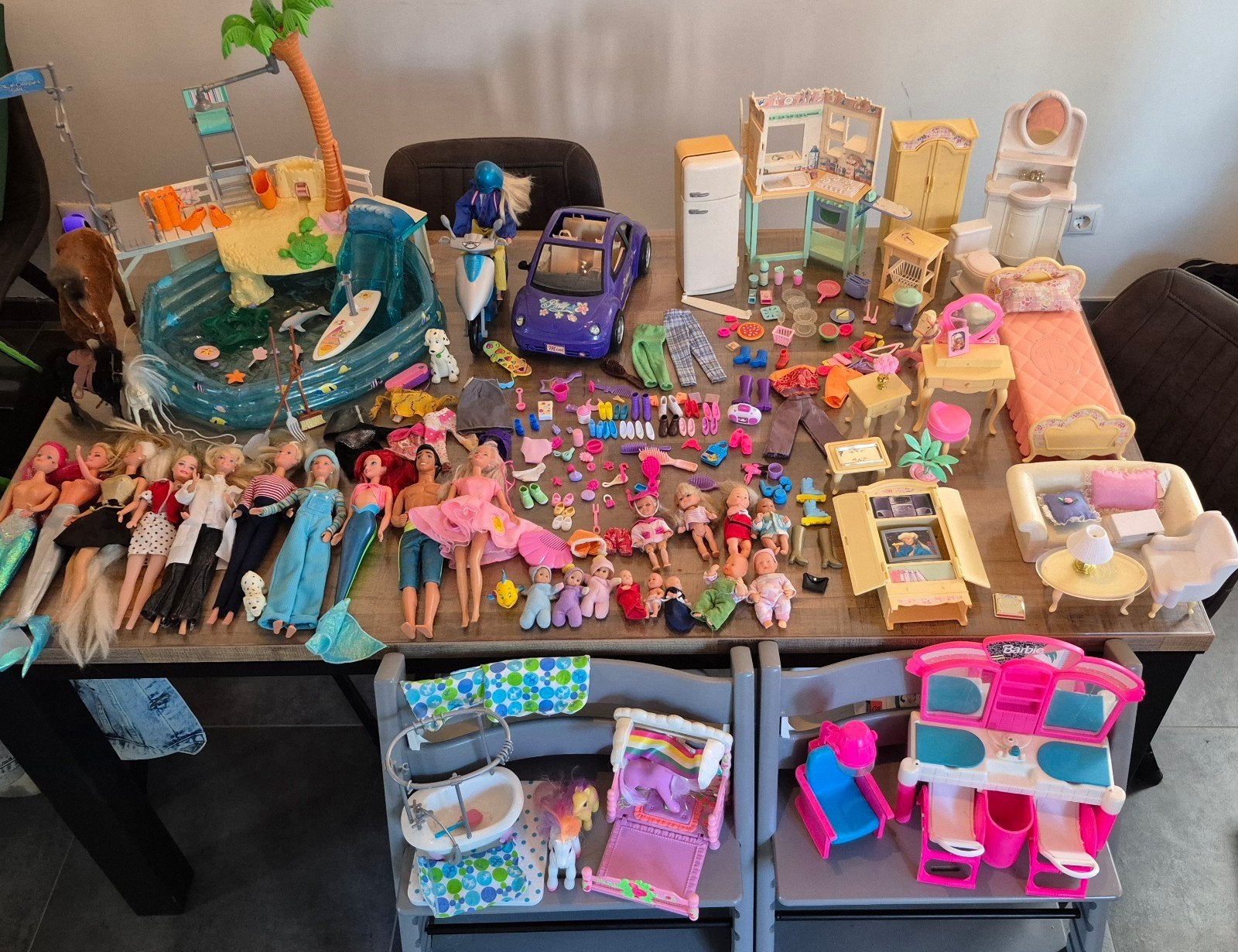 Grote collectie Barbie (speelpoppen), Ophalen of Verzenden, Gebruikt, Barbie