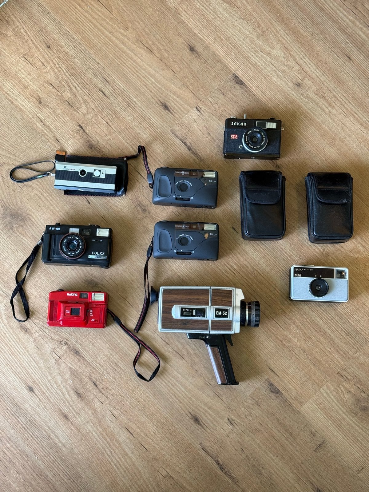 Vintage Camera Collectie - Diverse Merken en Types, Audio, Tv en Foto, Fotocamera's Analoog, Ophalen of Verzenden, Gebruikt, Compact