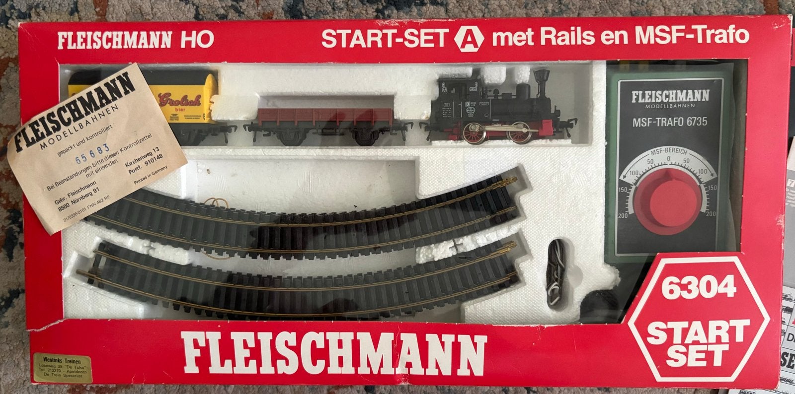 Fleischmann Start Set 6304 met extra's, Ophalen, Gelijkstroom, Fleischmann, Analoog