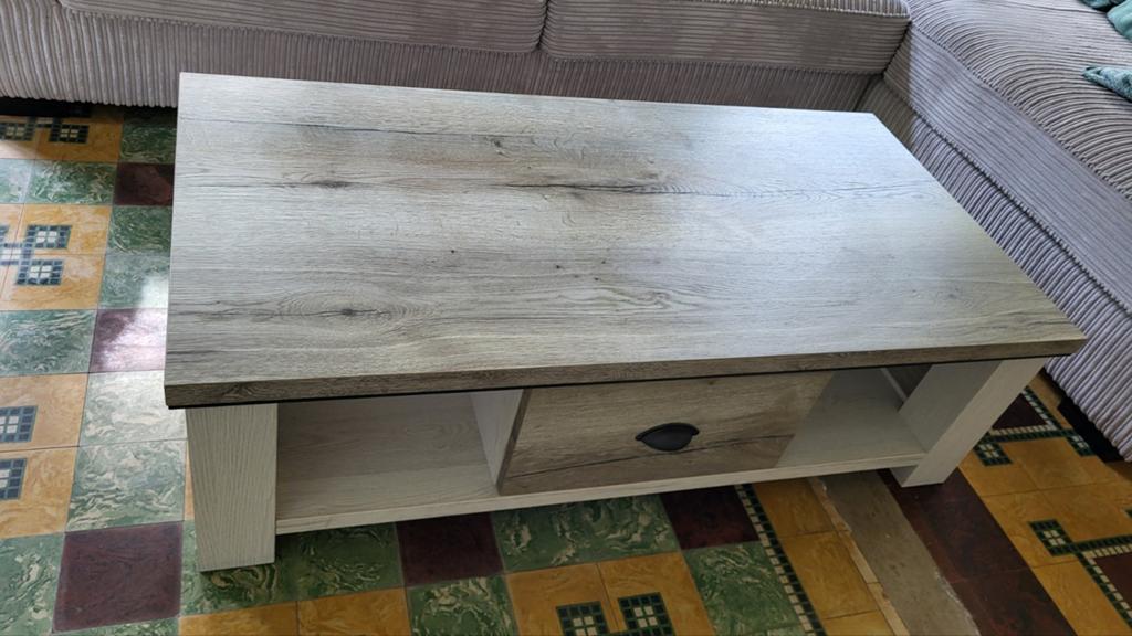 Salontafel Doetinchem. Landelijk. Softclose. Lamulux., Ophalen, 100 tot 150 cm, 50 tot 100 cm, Zo goed als nieuw