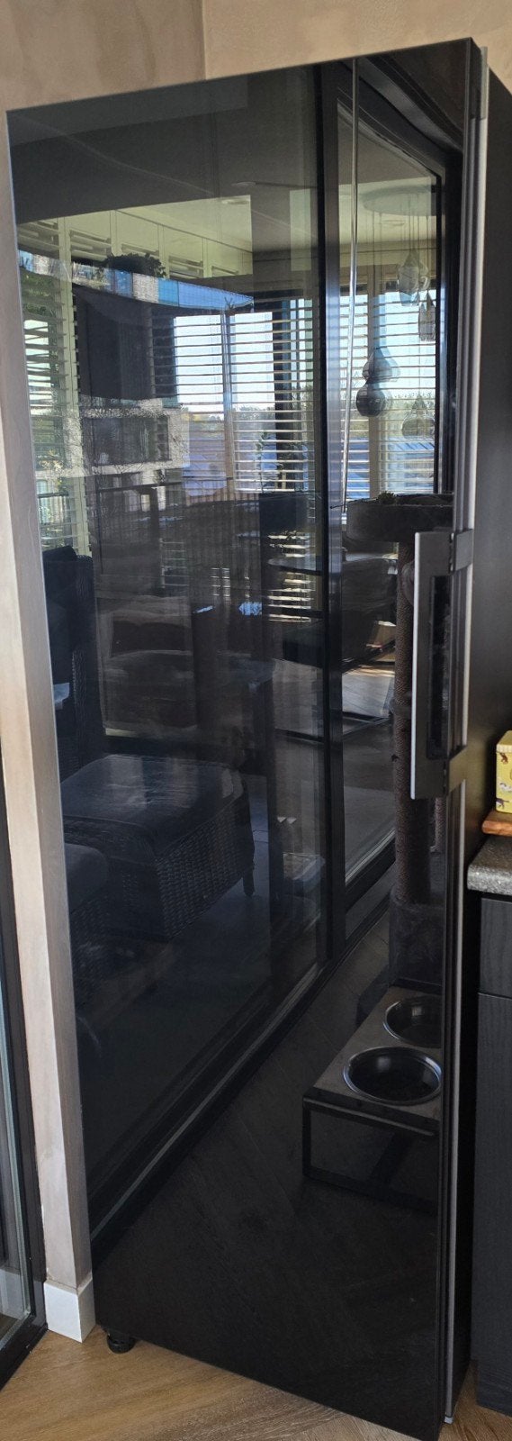 Samsung Bespoke RR39A746322 Koelkast - Clean Black, Ophalen, Zonder vriesvak, 160 cm of meer, Zo goed als nieuw
