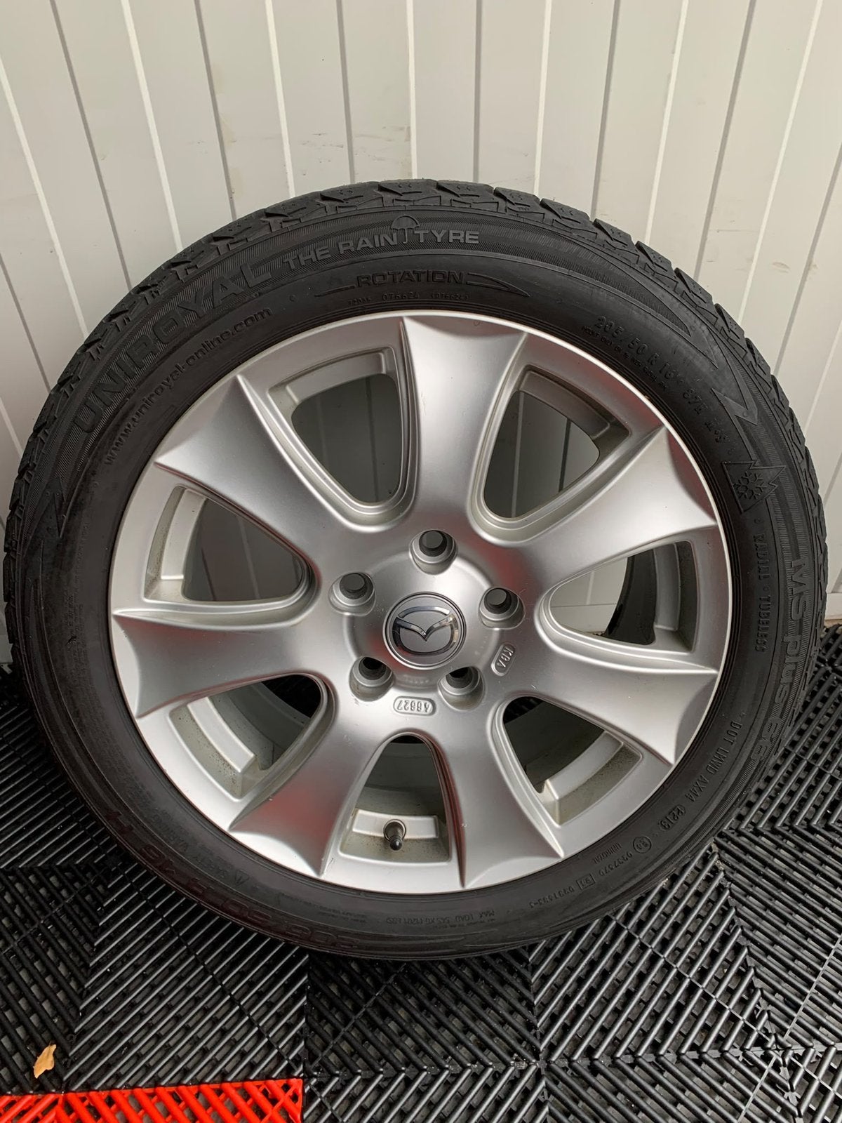 orginele mazda velgen (MX5)16 inch  5x114,3 Winterbanden, Ophalen, Velg(en), 17 inch, Winterbanden